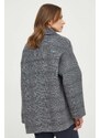 MAX&Co. cappotto in cotone double face colore grigio