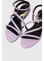 Patrizia Pepe sandali in pelle donna colore violetto 8X0012 L048 M480