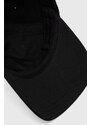 EA7 Emporio Armani berretto da baseball in cotone colore nero con applicazione