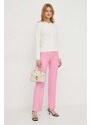 United Colors of Benetton pantaloni donna colore rosa