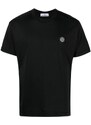 Stone Island T-shirt nera logopatch
