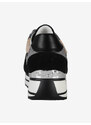 Queen Helena Sneakers Donna Scamosciate Con Platform Zeppa Nero Taglia 36