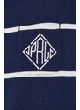 Polo Ralph Lauren top a maniche lunghe in cotone colore blu navy