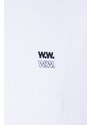 Wood Wood t-shirt in cotone Bobby Double Logo uomo colore bianco 12345701.2512