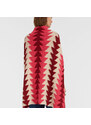 La DoubleJ Knitwear gend - Trine Cape Bordeaux S/M 46%Acrilic 34%Alpaca 14%Polyammide 6%Polyester