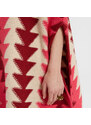 La DoubleJ Knitwear gend - Trine Cape Bordeaux S/M 46%Acrilic 34%Alpaca 14%Polyammide 6%Polyester