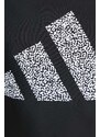 adidas Performance costume da bagno intero 3 Bar Logo Print colore nero HR4368