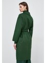 Patrizia Pepe cappotto in lana colore verde