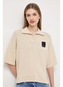 Armani Exchange maglione donna colore beige