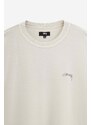 Stussy T-Shirt PIG DYED INSIDE OUT in cotone crema