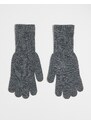 My Accessories London - Guanti grigi in maglia per touchscreen-Grigio