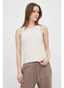Tommy Jeans top donna colore beige