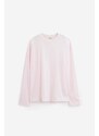 Dries Van Noten T-shirts a Manica Lunga HEGLAND in cotone rosa