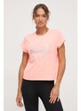 Dkny t-shirt in cotone donna colore rosa