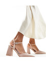 Be Mine Bridal - Frankie - Scarpe con tacco decorate in raso color cipria-Rosa