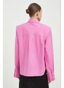 Gestuz camicia in cotone donna colore rosa