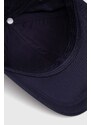 Emporio Armani Underwear berretto da baseball in cotone colore blu navy con applicazione