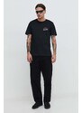 Billabong t-shirt in cotone BILLABONG X ADVENTURE DIVISION uomo colore nero