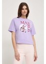 MAX&Co. t-shirt in cotone x CHUFY donna colore violetto