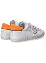 Philippe Model sneakers PRSX veau broderie bianco