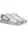 Philippe Model sneakers camuflage beige bianco