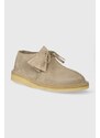 Clarks Originals scarpe in camoscio Desert Trek donna colore beige 26164264