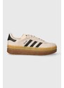 adidas Originals sneakers in camoscio Gazelle Bold W colore beige