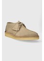 Clarks Originals scarpe in camoscio Desert Trek uomo colore beige 26166211