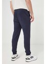 Napapijri pantaloni da jogging in cotone colore blu navy