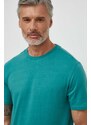 Desigual t-shirt in cotone uomo colore verde