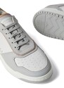 Brunello Cucinelli Sneaker bianca e grigia