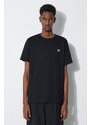 Fred Perry t-shirt in cotone Ringer T-Shirt uomo colore nero con applicazione M3519.102