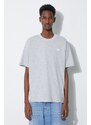 New Balance t-shirt in cotone Essentials Cotton uomo colore grigio MT41509AG