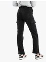Luna&Miele Pantaloni Cargo Da Donna Effetto Jeans Casual Nero Taglia X/xxl