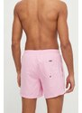 Quiksilver pantaloncini da bagno colore rosa