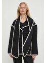 Bruuns Bazaar giacca in lana colore nero