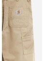 Carhartt WIP Pantalone DOUBLE KNEE in poliestere beige