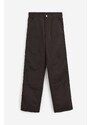 Carhartt WIP Pantalone DOUBLE KNEE in poliestere marrone