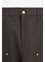 Carhartt WIP Pantalone DOUBLE KNEE in cotone marrone