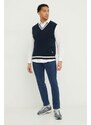 Tommy Jeans gilet colore blu navy