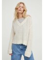 American Vintage maglione in lana donna colore beige