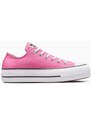 Converse scarpe da ginnastica Chuck Taylor All Star Lift donna colore rosa A06508C