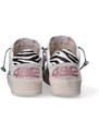 4B12 sneaker Kyle bianco zebrato