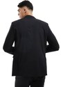Jack & Jones Premium - Giacca da abito doppiopetto nera-Nero