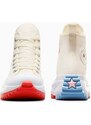 Converse scarpe da ginnastica Run Star Hike Platform Y2K Heart donna colore beige A09214C
