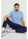Napapijri t-shirt in cotone uomo colore blu