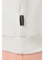 Napapijri felpa in cotone donna colore bianco con cappuccio con applicazione