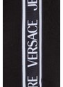 Versace Jeans Couture pantaloni uomo colore nero con applicazione