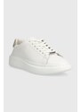 BOSS sneakers in pelle Amber colore bianco 50517207