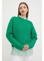 Custommade maglione in lana donna colore verde